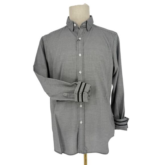 Robert Graham Button Front Shirt Long Sleeve Woven HEMMINGS M - Picture 1 of 9
